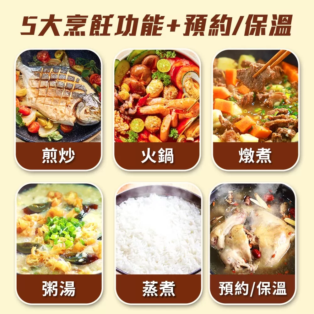 東京電通｜多功能石墨烯電炒鍋商品介紹-2-4