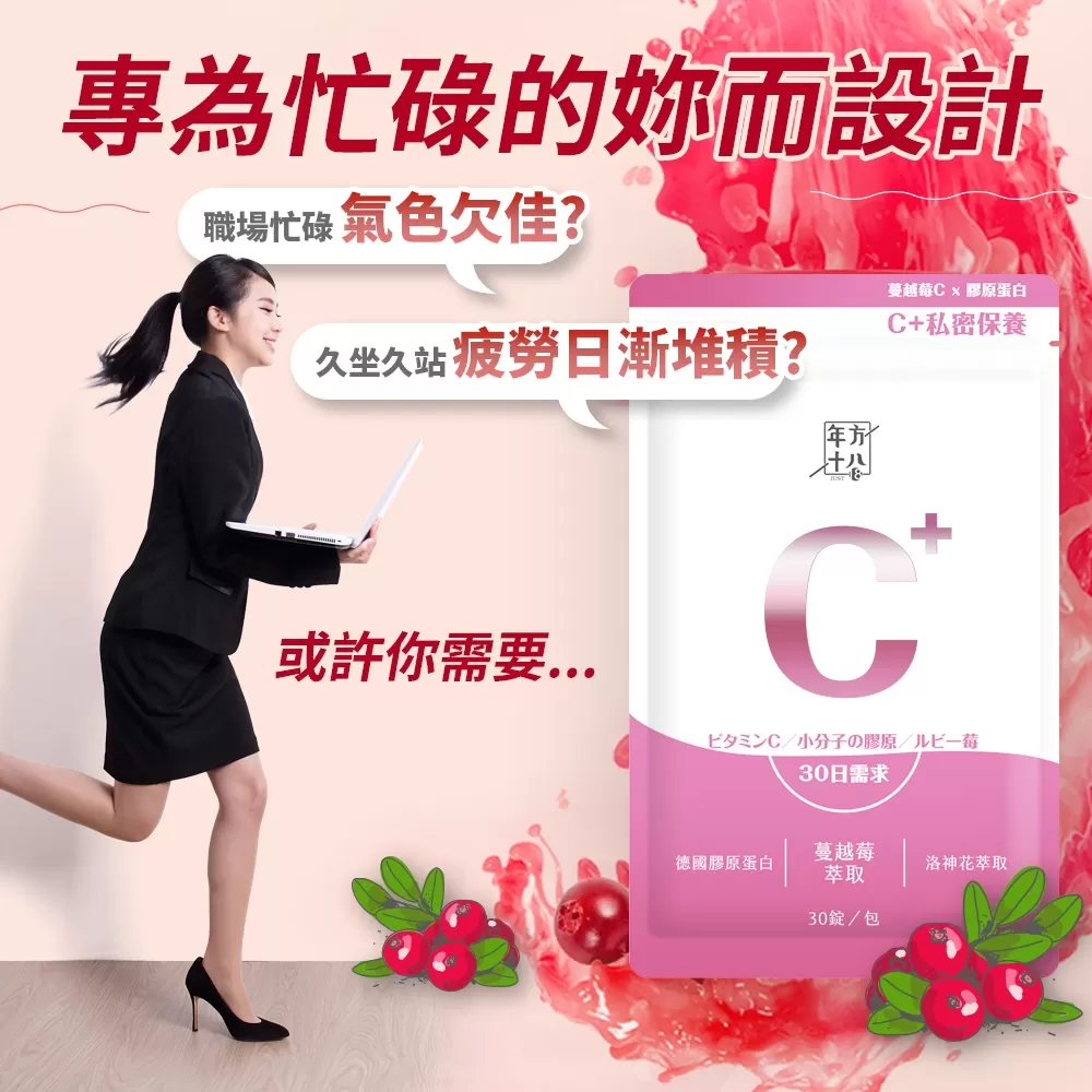 年方十八｜蔓越莓C x 膠原蛋白商品介紹-1-3