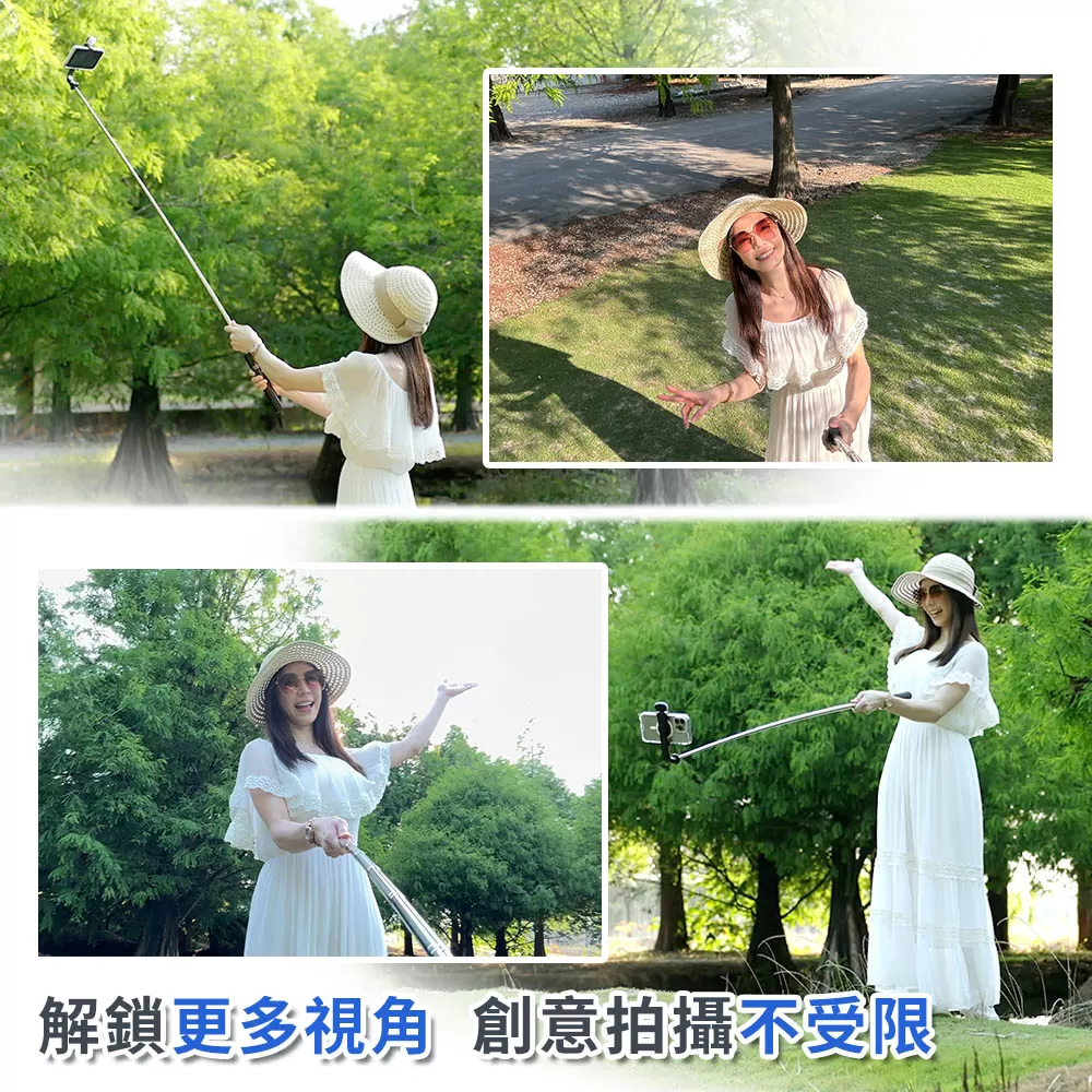 東京電通|藍牙遙控補光自拍桿商品介紹-2-8