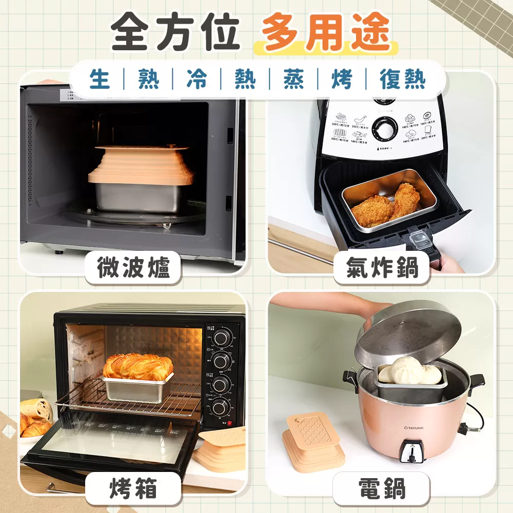 WondaMom｜可微波304不鏽鋼伸縮保鮮盒(三件組)商品介紹-31