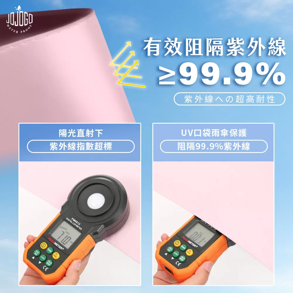 JOJOGO｜超輕迷你UV口袋雨傘商品介紹-1-5