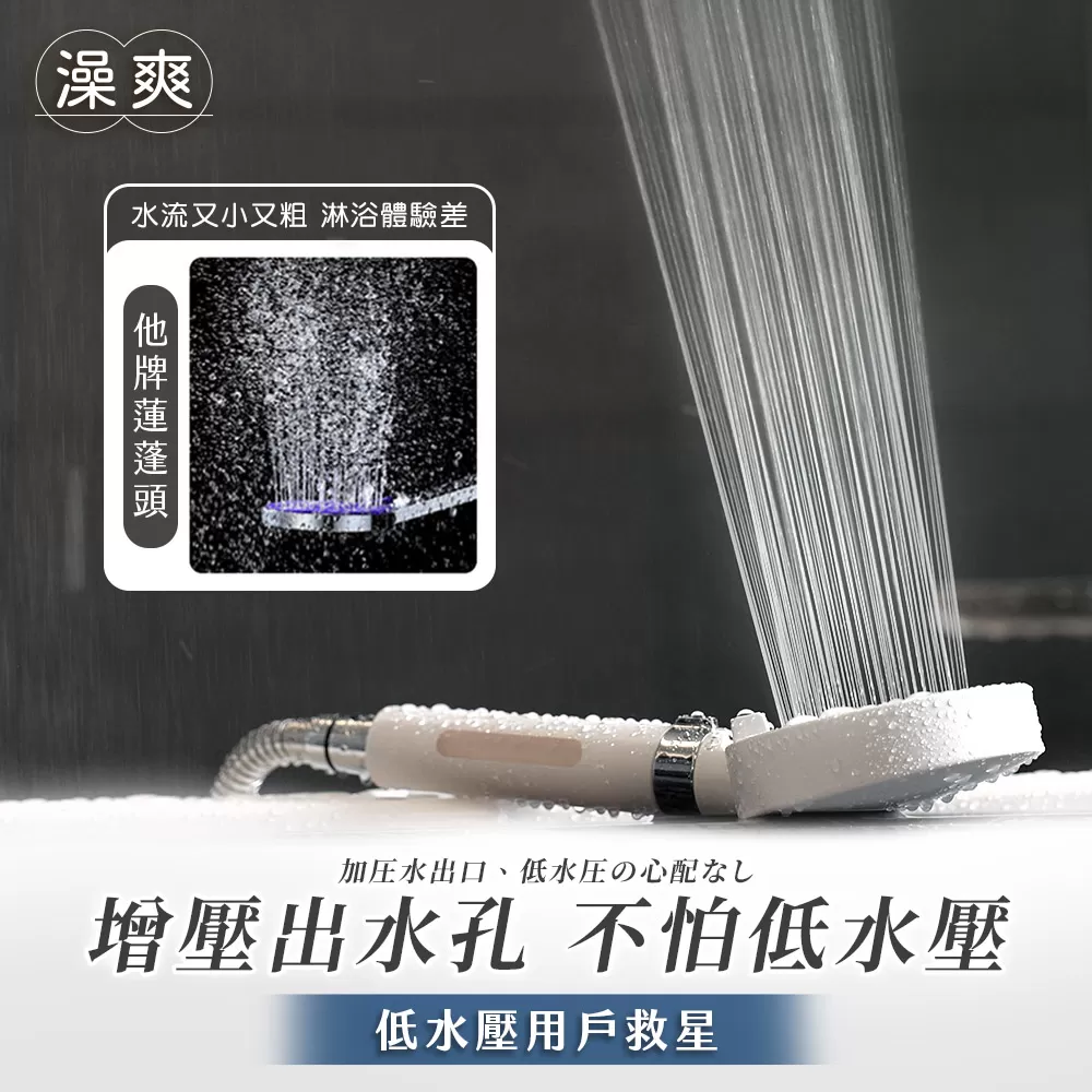 澡爽｜水舞增壓過濾蓮蓬頭組商品介紹-7