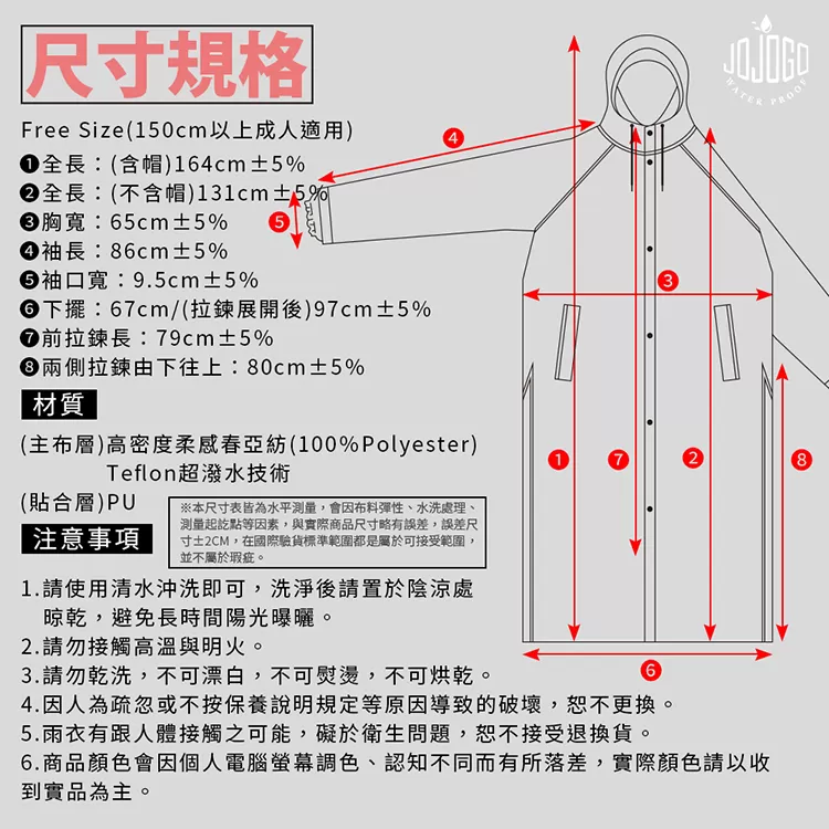 JOJOGO｜升級版雙側開速乾風雨衣商品介紹-2-15
