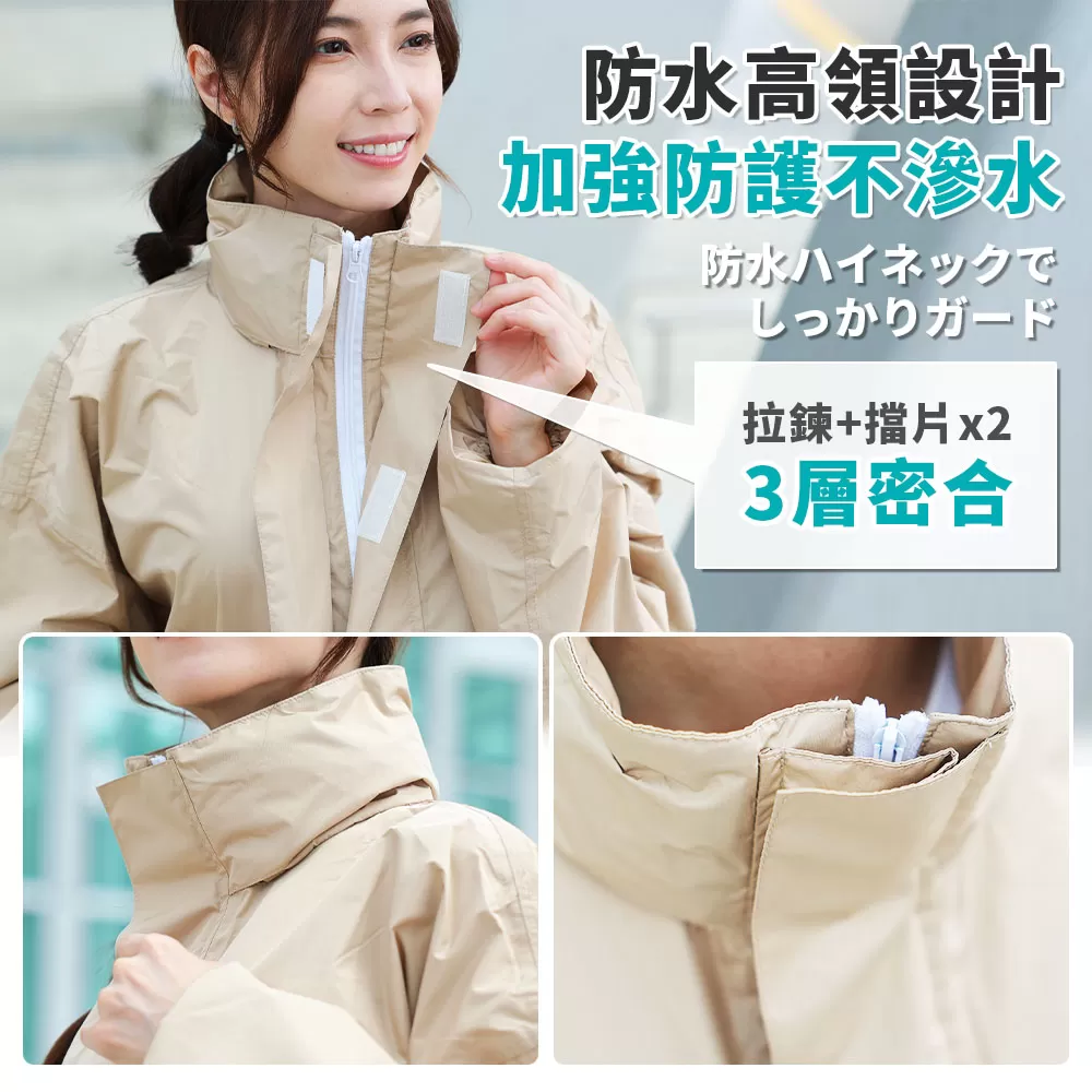 JOJOGO｜秒穿雙側開袋鼠雨衣商品介紹-11