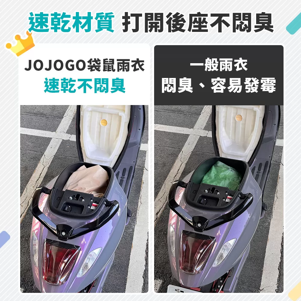 JOJOGO｜秒穿雙側開袋鼠雨衣商品介紹-39