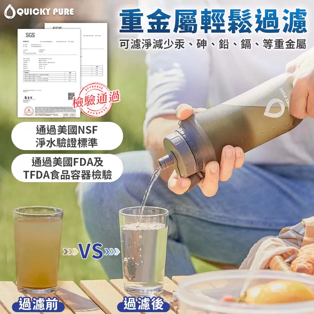 Quicky Pure｜雙重過濾淨水瓶商品介紹-13