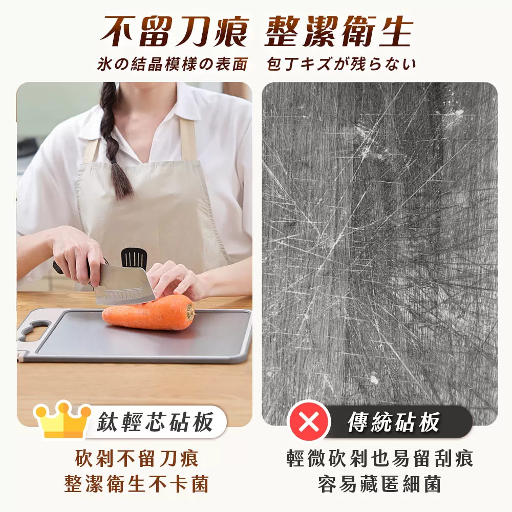 JOJOGO｜鈦輕芯雙面砧板商品介紹-16