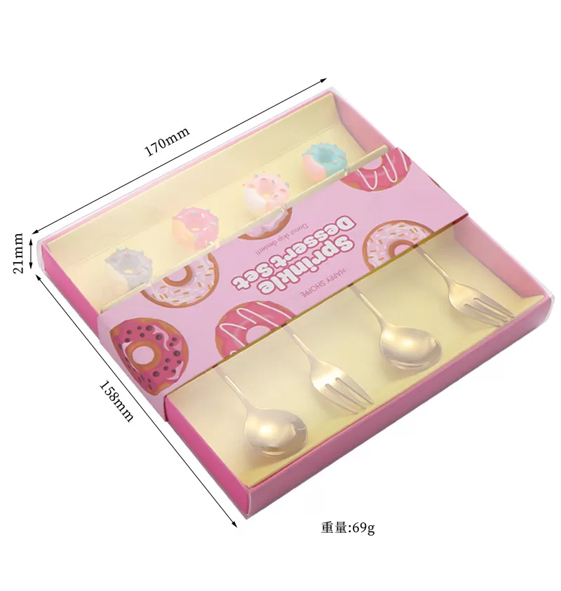 買好物送好禮：甜甜圈叉勺四件組商品介紹-1-7